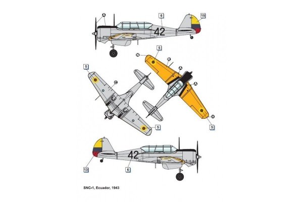 Dora Wings 48041 Curtiss-Wright SNC-1 Falcon II 1/48