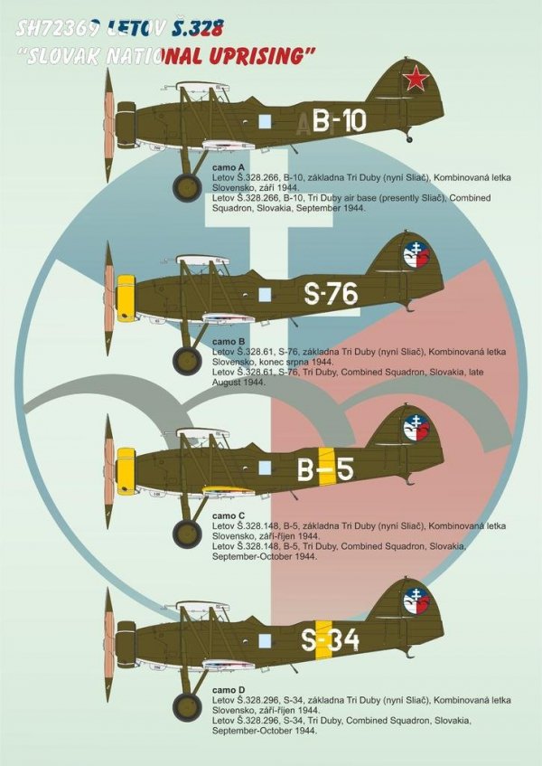 Special Hobby 72369 Letov S.328 Slovak National Uprising 1/72