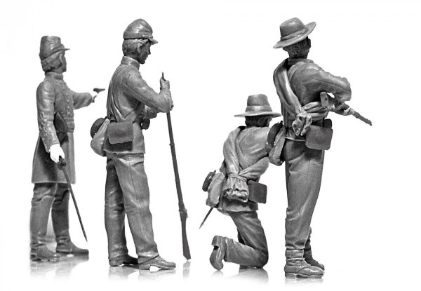 ICM 35021 American Civil War Confederate Infantry 1/35