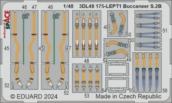 Eduard 3DL48175 Buccaneer S.2B SPACE AIRFIX 1/48