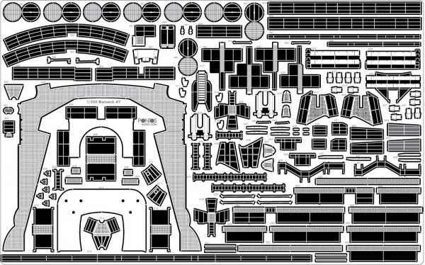 Pontos 22001F2 BISMARCK 1941 Detail Up Set Basic Ver.2 (1:200)