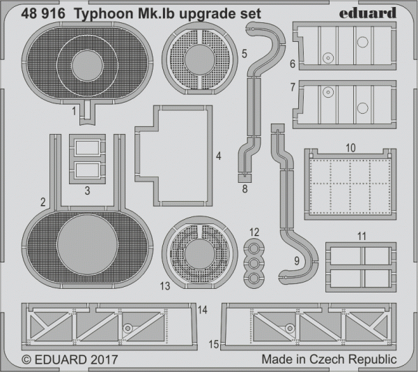 Eduard 48916 Typhoon Mk. Ib upgrade set EDUARD 1/48
