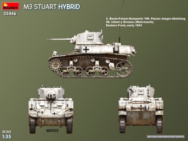 MiniArt 35446 M3 Stuart Hybrid 1/35