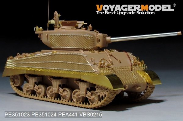 Voyager Model PE351023 WWII US M4A3 (76) w Mid Tank Basic For MENG TS-043 1/35