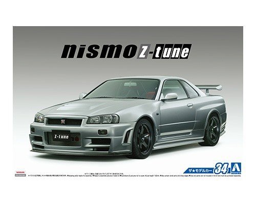 Aoshima 05316 NISMO BNR34 SKYLINE GT-R Z-tune '04 1/24