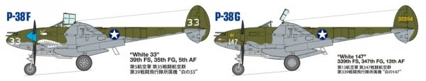 Tamiya 61120 Lockheed P-38 F/G Lightning 1/48