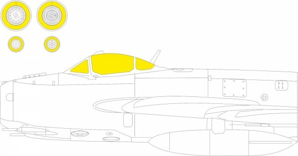 Eduard 644236 MiG-17F LööKplus Ammo 1/48