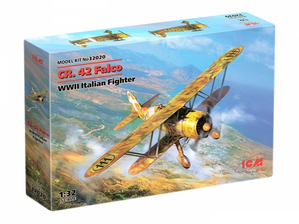 ICM 32020 Fiat CR.42 Falco WWII Italian Fighter 1/32