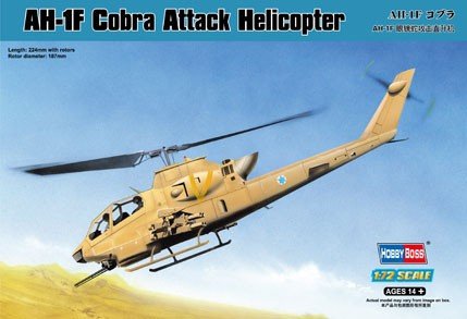 Hobby Boss 87224 AH-1F Cobra Attack Helicopter (1:72)