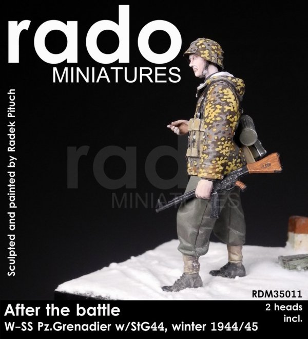 RADO Miniatures RDM35011 After the battle, W-SS Panzergrenadier w/StG44, winter 1944/45 (1:35)