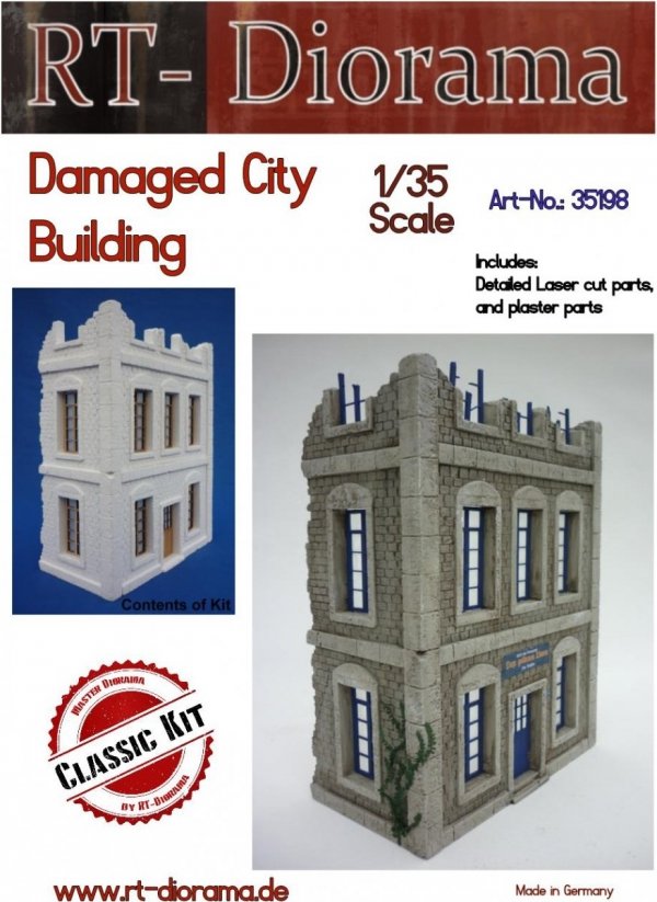 RT-Diorama 35198 Damaged City Building 1/35