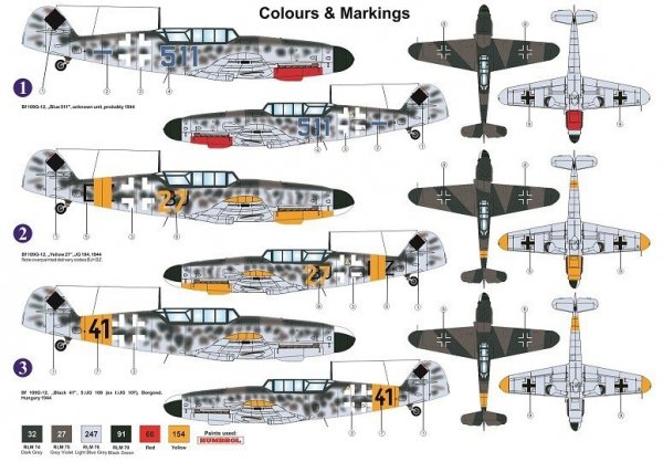 AZ Model AZ7616 Bf 109G-12 1/72