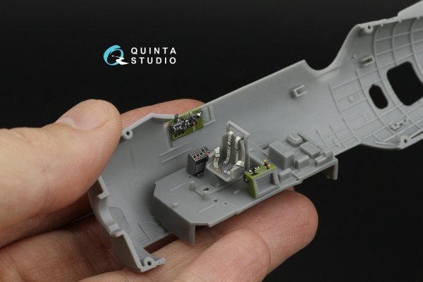 Quinta Studio QD72241 TBM-3 Avenger 3D-Printed &amp; coloured Interior on decal paper ( HobbyBoss ) 1/72