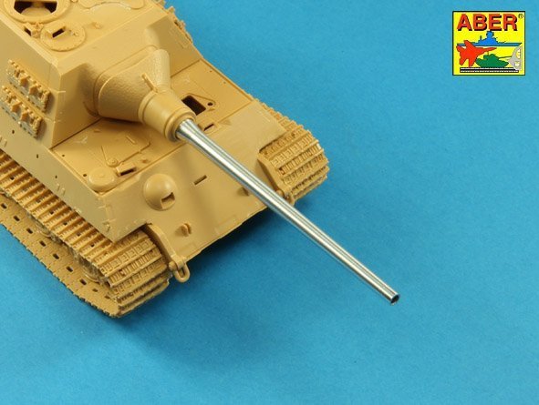 Aber 48L-29 128mm PaK 44 L/55 gun barrel for Sd.Kfz.186 Jagdtiger (1:48)