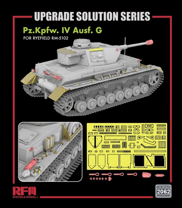 Rye Field Model 2062 Pz.Kpfw. IV Ausf. G for RFM 5102 - Upgrade Solution 1/35