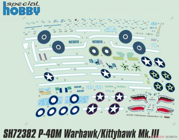 Special Hobby 72382 P-40M Warhawk / Kittyhawk Mk.III 1/72
