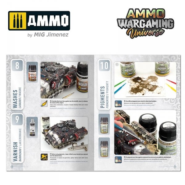 Ammo of Mig 6925 AMMO WARGAMING UNIVERSE Book 06 - Weathering Combat Vehicles (English, Castellano, Polski)