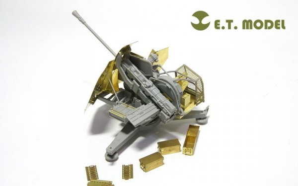 E.T. Model E35-026 WWII German 3.7cm FLAK 43 Anti-Aircraft Gun (For TRUMPETER 02311) (1:35)