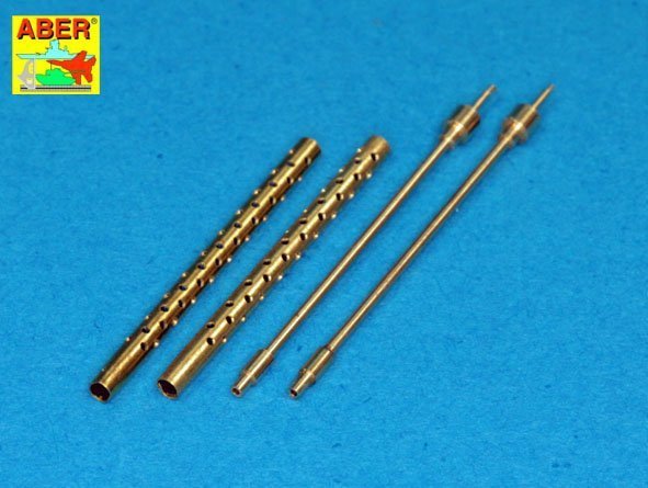 Aber A32013 Set of 2 barrels for 13,2 mm Japanese Type 3 aircraft machine guns used on Mitsubishi A6M5b/c, A6M7, A6M8 (1:32)