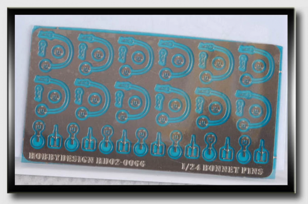 Hobby Design HD02-0066 Bonnet Pins for GT and rally cars 1/24