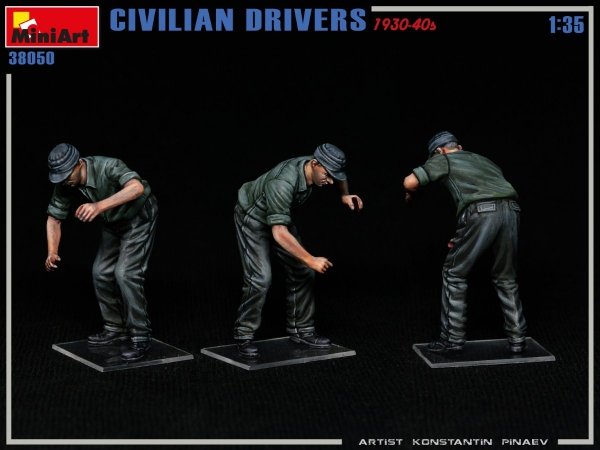 MiniArt 38050 CIVILIAN DRIVERS 1930-40s 1/35