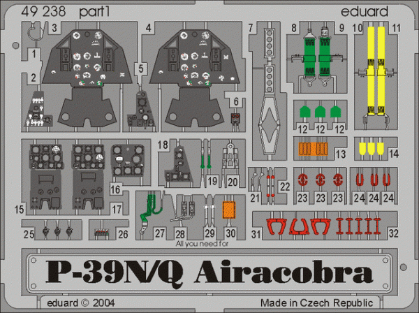 Eduard 49238 P-39Q/ N 1/48 EDUARD