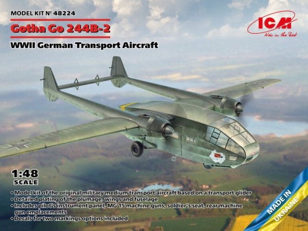 Gotha Go-244B-2 WWII German Transport Aircraft
