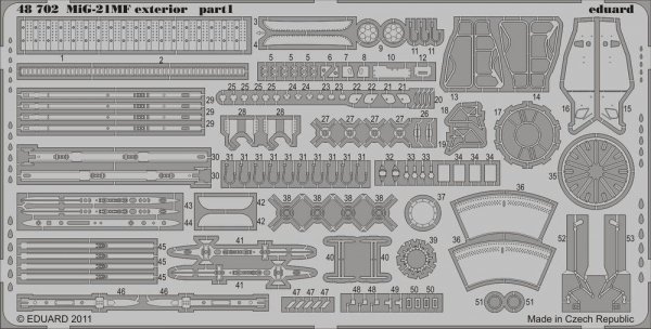 Eduard 48702 MiG-21MF exterior 1/48 Eduard