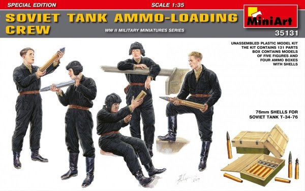 MiniArt 35131 SOVIET TANK AMMO LOADING CREW (1:35)