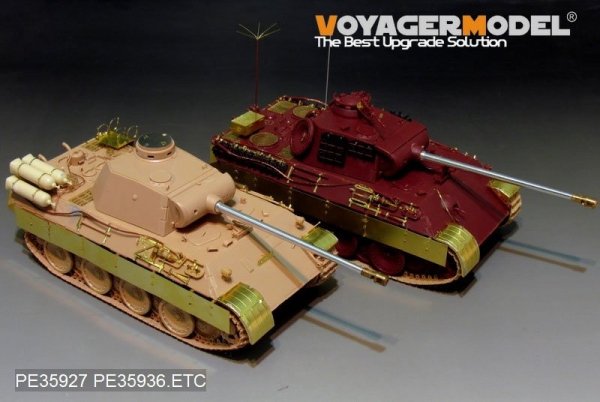 Voyager Model PE35936 WWII German Panther D w/&quot;Stadtgas&quot; Fuel Tanks Basic For MENG TS-038 1/35