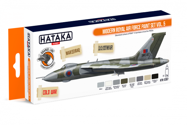 Hataka HTK-CS97 Modern Royal Air Force paint set vol. 5 (8x17ml)
