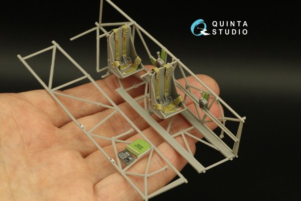Quinta Studio QD32168 Pt-17 Kaydet 3D-Printed coloured Interior on decal paper (Roden) 1/32