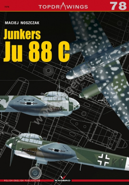 Kagero 7078 Junkers Ju 88c EN/PL