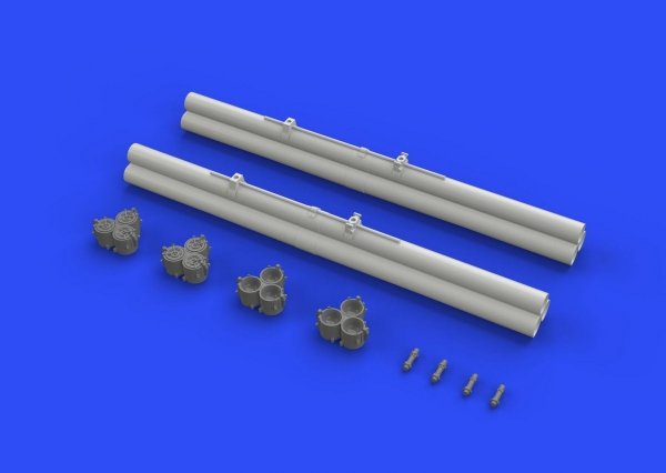 Eduard 632082 Bazooka rocket launchers for P-40 1/32