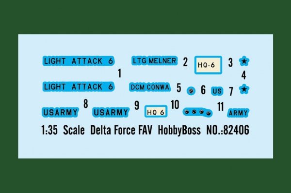 Hobby Boss 82406 Delta Force FAV (1:35)