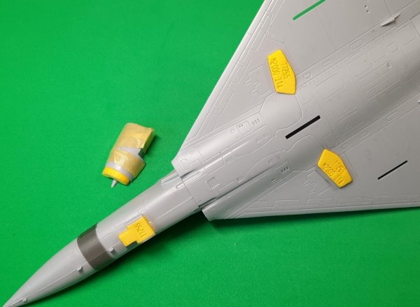 Omask 77255 Mirage 2000 wheel bay foam plugs (for Italeri) 1/72