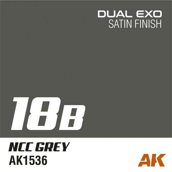 AK Interactive AK1562 DUAL EXO SET 18 – 18A STARSHIP GREY &amp; 18B NCC GREY
