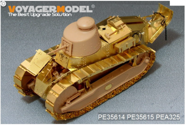 Voyager Model PE35614 WWI French Renault FT-17 (Cast turret type)basic For MENG TS-008 1/35