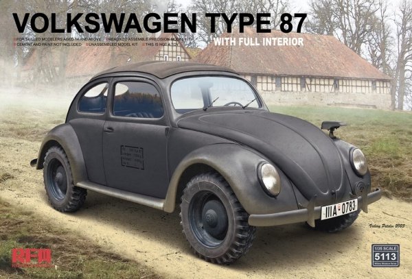 Rye Field Model 5113 Volkswagen Type 87 w/full interior 