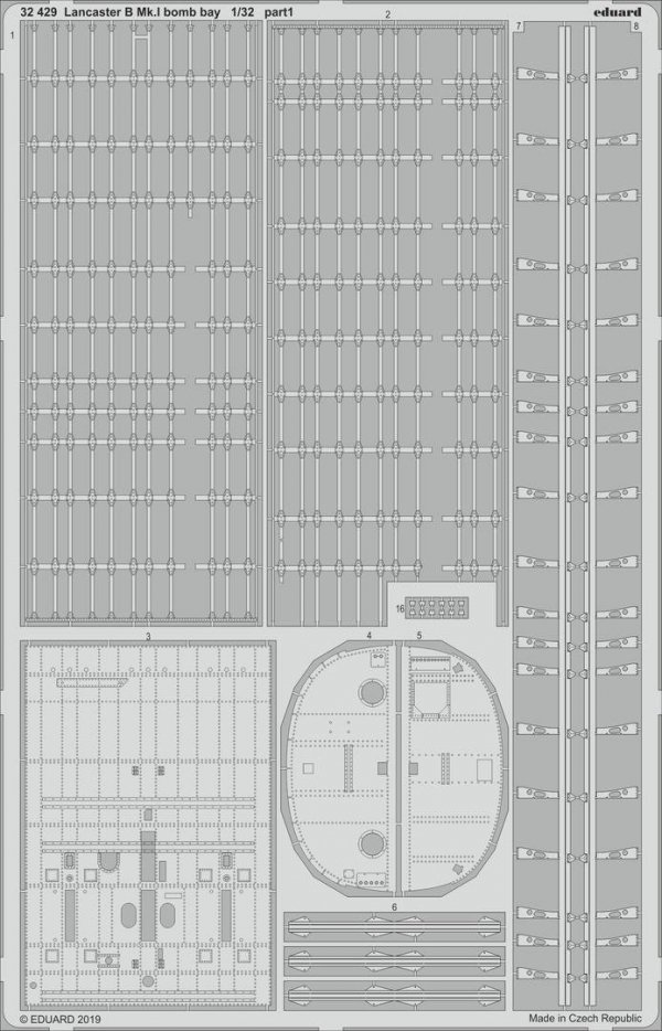 Eduard 32429 Lancaster B Mk. I bomb bay 1/32 HK MODELS