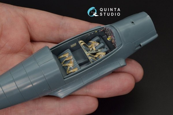 Quinta Studio QD48125 Bf108 3D-Printed &amp; coloured Interior on decal paper (Eduard) 1/48