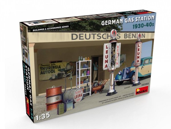 MiniArt 35598 GERMAN GAS STATION 1930-40s 1/35