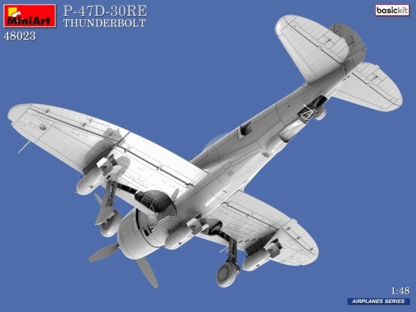 MiniArt 48023 P-47D-30RE THUNDERBOLT. BASIC KIT 1/48