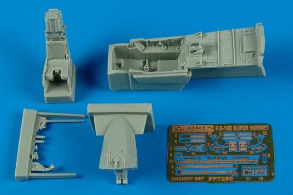 Aires 7288 F/A-18E Super Hornet cockpit set 1/72 Hasegawa