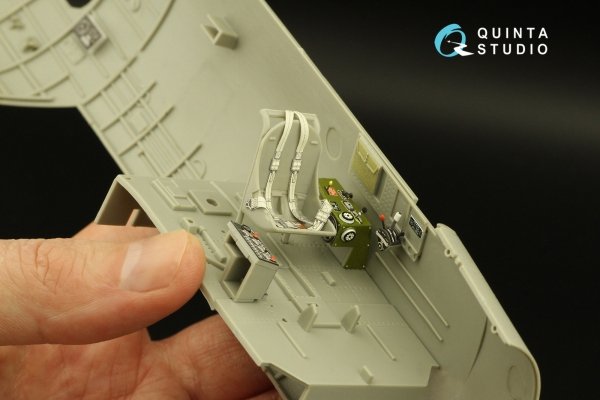 Quinta Studio QD32178 TBM-3 Avenger 3D-Printed coloured Interior on decal paper (Trumpeter) 1/32