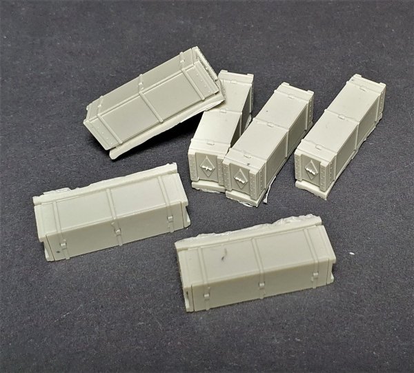 Panzer Art RE35-697 US wood ammo boxes for bazooka rockets 1/35