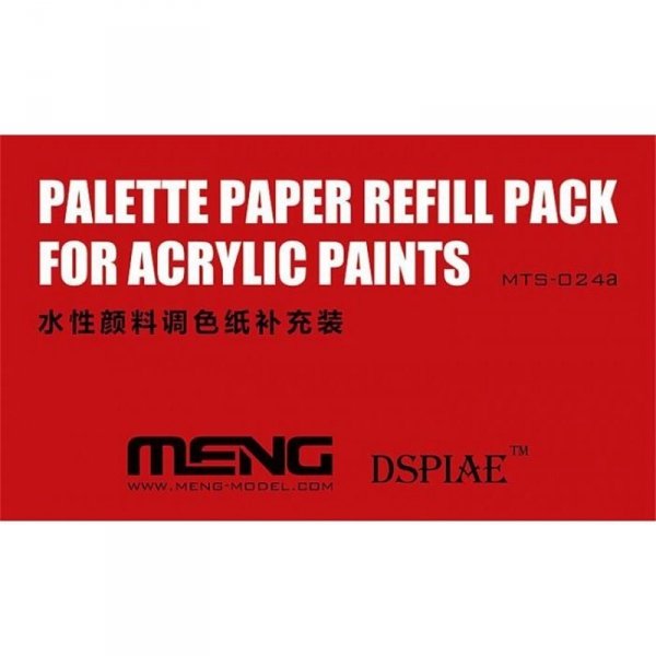 Meng Model MTS-024a Palette Paper Refill Pack ( papier do mokrej palety )