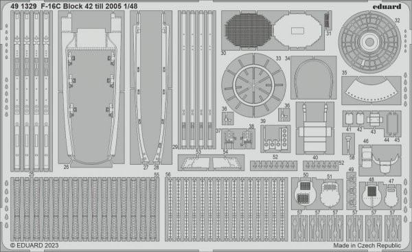 Eduard BIG49365 F-16C Block 42 till 2005 KINETIC MODEL 1/48