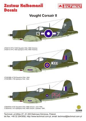 Techmod 32009 - Vought Corsair II (1:32)