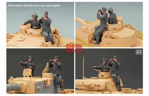 Rye Field Model 2015 Observation German Tankman and captain 1/35